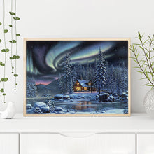 Load image into Gallery viewer, Aurora Snow 40x30cm(canvas) full round drill diamond painting
