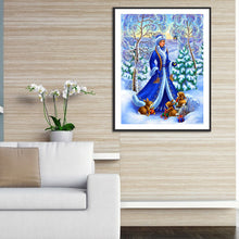 Load image into Gallery viewer, Snow Princess 30x40cm(canvas) full round drill diamond painting
