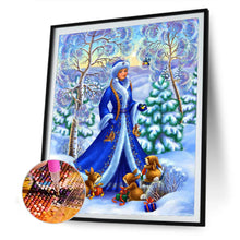 Load image into Gallery viewer, Snow Princess 30x40cm(canvas) full round drill diamond painting
