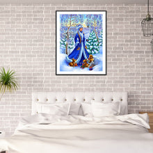 Load image into Gallery viewer, Snow Princess 30x40cm(canvas) full round drill diamond painting
