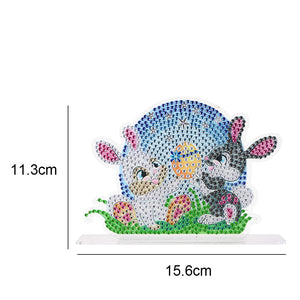 Diamond Painting Ornaments Easter Bunny DIY Crystal Table Crafts (CB025)