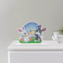 Load image into Gallery viewer, Diamond Painting Ornaments Easter Bunny DIY Crystal Table Crafts (CB025)
