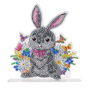 Diamond Painting Ornaments Easter Bunny DIY Crystal Table Crafts (CB026)