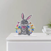 Load image into Gallery viewer, Diamond Painting Ornaments Easter Bunny DIY Crystal Table Crafts (CB026)
