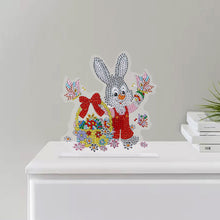 Load image into Gallery viewer, Diamond Painting Ornaments Easter Bunny DIY Crystal Table Crafts (CB027)
