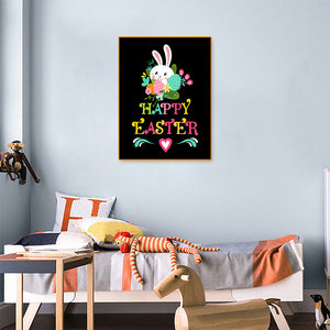 Easter Bunny 30x40cm(canvas) full round drill diamond painting