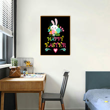 Load image into Gallery viewer, Easter Bunny 30x40cm(canvas) full round drill diamond painting
