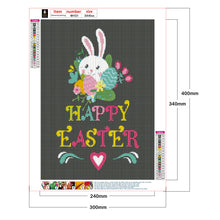 Load image into Gallery viewer, Easter Bunny 30x40cm(canvas) full round drill diamond painting
