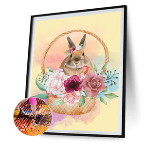 Easter Bunny 30x40cm(canvas) full square drill diamond painting