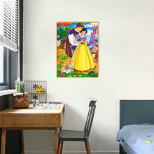 Load image into Gallery viewer, Disney Princess 30x40cm(canvas) full round drill diamond painting
