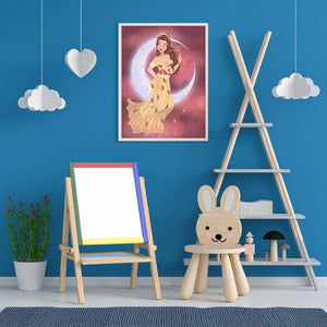 Disney Princess 30x40cm(canvas) full round drill diamond painting