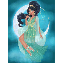 Load image into Gallery viewer, Disney Princess 30x40cm(canvas) full round drill diamond painting
