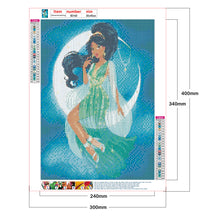 Load image into Gallery viewer, Disney Princess 30x40cm(canvas) full round drill diamond painting
