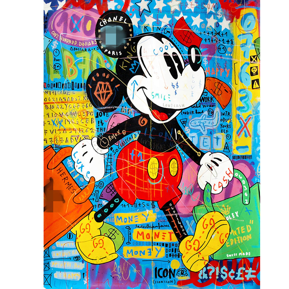 Mickey Mouse 40x50cm(canvas) full square drill diamond painting