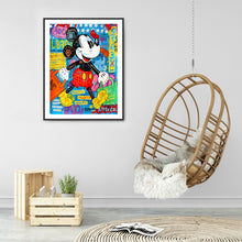 Load image into Gallery viewer, Mickey Mouse 40x50cm(canvas) full square drill diamond painting
