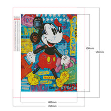 Load image into Gallery viewer, Mickey Mouse 40x50cm(canvas) full square drill diamond painting
