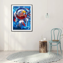 Load image into Gallery viewer, Eagle Banner 30x40cm(canvas) full round drill diamond painting
