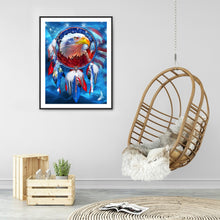 Load image into Gallery viewer, Eagle Banner 30x40cm(canvas) full round drill diamond painting
