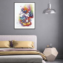 Load image into Gallery viewer, Disney Mickey &amp; Minnie Mouse 30x40cm(canvas) full round drill diamond painting
