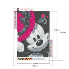 Load image into Gallery viewer, Disney Mickey &amp; Minnie Mouse 30x40cm(canvas) full round drill diamond painting
