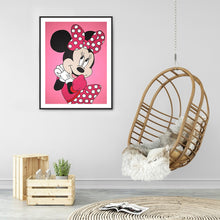 Load image into Gallery viewer, Disney Mickey &amp; Minnie Mouse 30x40cm(canvas) full round drill diamond painting
