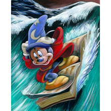 Load image into Gallery viewer, Mickey Mouse 40x50cm(canvas) full round drill diamond painting
