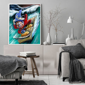 Mickey Mouse 40x50cm(canvas) full round drill diamond painting