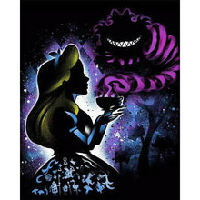 Load image into Gallery viewer, Silhouette Disney Princess 40x50cm(canvas) full round drill diamond painting
