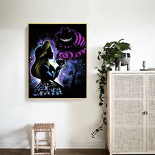 Load image into Gallery viewer, Silhouette Disney Princess 40x50cm(canvas) full round drill diamond painting
