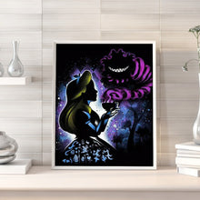 Load image into Gallery viewer, Silhouette Disney Princess 40x50cm(canvas) full round drill diamond painting
