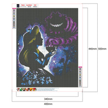 Load image into Gallery viewer, Silhouette Disney Princess 40x50cm(canvas) full round drill diamond painting
