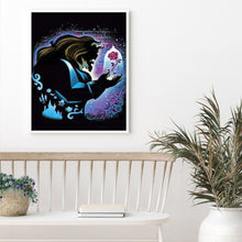 Load image into Gallery viewer, Silhouette Disney Princess 40x50cm(canvas) full round drill diamond painting
