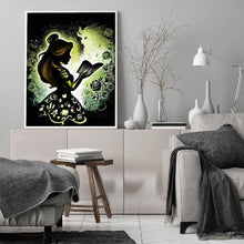 Load image into Gallery viewer, Silhouette Disney Princess 40x50cm(canvas) full round drill diamond painting
