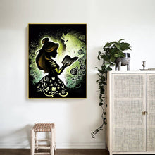 Load image into Gallery viewer, Silhouette Disney Princess 40x50cm(canvas) full round drill diamond painting
