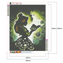 Load image into Gallery viewer, Silhouette Disney Princess 40x50cm(canvas) full round drill diamond painting
