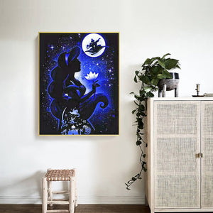 Silhouette Disney Princess 40x50cm(canvas) full round drill diamond painting