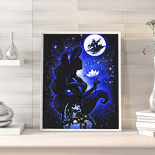 Load image into Gallery viewer, Silhouette Disney Princess 40x50cm(canvas) full round drill diamond painting
