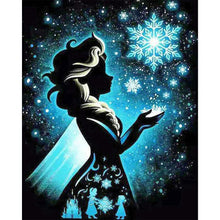 Load image into Gallery viewer, Silhouette Disney Princess 40x50cm(canvas) full round drill diamond painting
