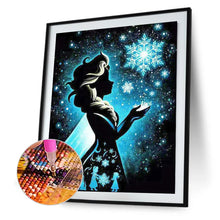 Load image into Gallery viewer, Silhouette Disney Princess 40x50cm(canvas) full round drill diamond painting
