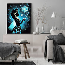 Load image into Gallery viewer, Silhouette Disney Princess 40x50cm(canvas) full round drill diamond painting
