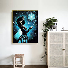 Load image into Gallery viewer, Silhouette Disney Princess 40x50cm(canvas) full round drill diamond painting
