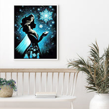 Load image into Gallery viewer, Silhouette Disney Princess 40x50cm(canvas) full round drill diamond painting
