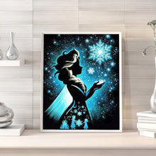 Load image into Gallery viewer, Silhouette Disney Princess 40x50cm(canvas) full round drill diamond painting
