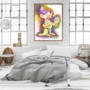 Dwarf 50x60cm(canvas) full round drill diamond painting