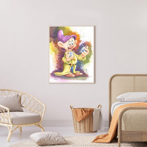 Dwarf 50x60cm(canvas) full round drill diamond painting