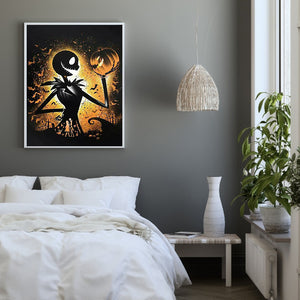 Skeleton Man 50x60cm(canvas) full round drill diamond painting