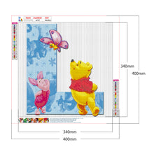 Load image into Gallery viewer, Winnie The Pooh Letter L 40x40cm(canvas) full round drill diamond painting
