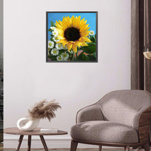 Load image into Gallery viewer, Sunflower 40x40cm(canvas) full round drill diamond painting
