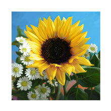 Load image into Gallery viewer, Sunflower 40x40cm(canvas) full round drill diamond painting
