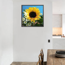 Load image into Gallery viewer, Sunflower 40x40cm(canvas) full round drill diamond painting
